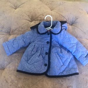Infant girls London Fog pea coat